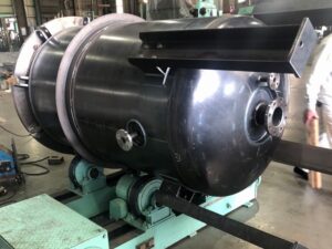 蒸気配管の補修（タンク設計・製作） (3)