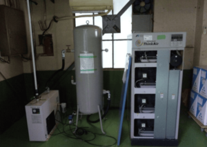 コンプレッサ 移設