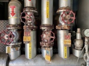 ボイラー設備 蒸気バルブ 交換工事 | 北関東 工場 修理メンテナンス.com