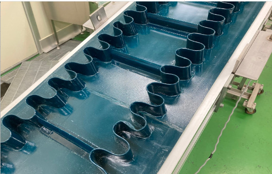 粉体搬送ベルト交換工事