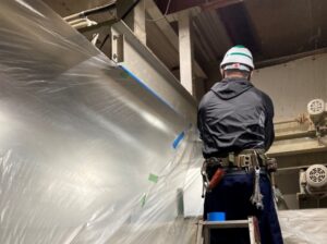 鉛投入装置 撤去工事