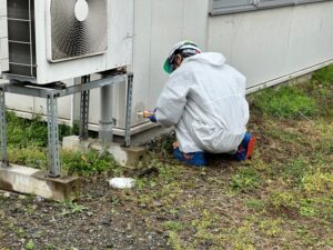 事務所屋外外壁 アスベスト含有調査