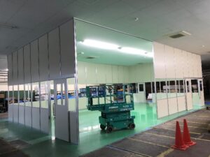 パーテーション設置工事